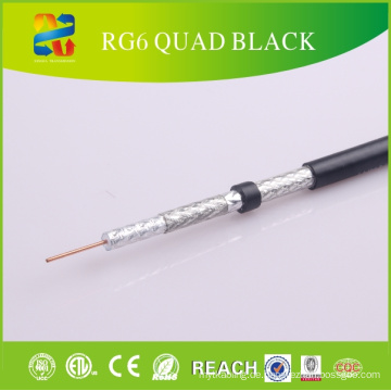 Rg-Serie Koaxialkabel Quad-Shield RG6 RG6 Quad-Kabel